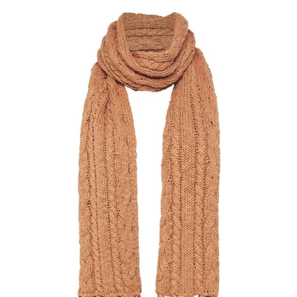 Spell Yellowstone Knit Scarf in Caramel - Picture 10 of 14